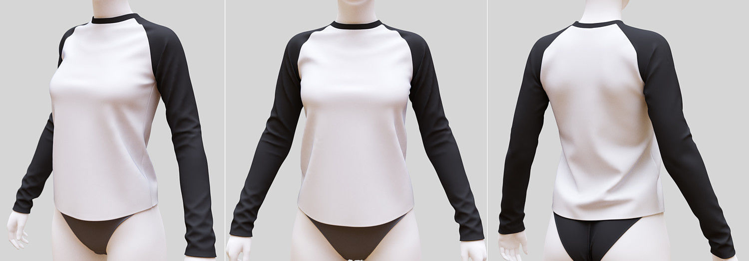 Casual Clothing Batch 2 3D model_1