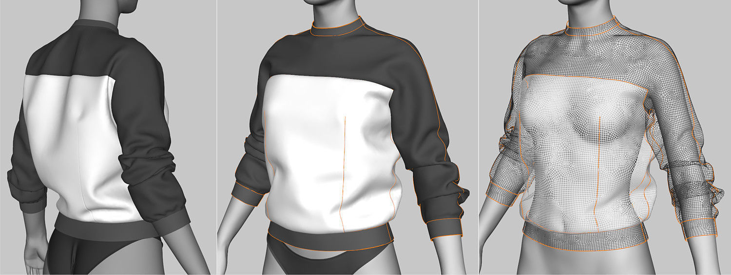 Casual Clothing Batch 2 3D model_6