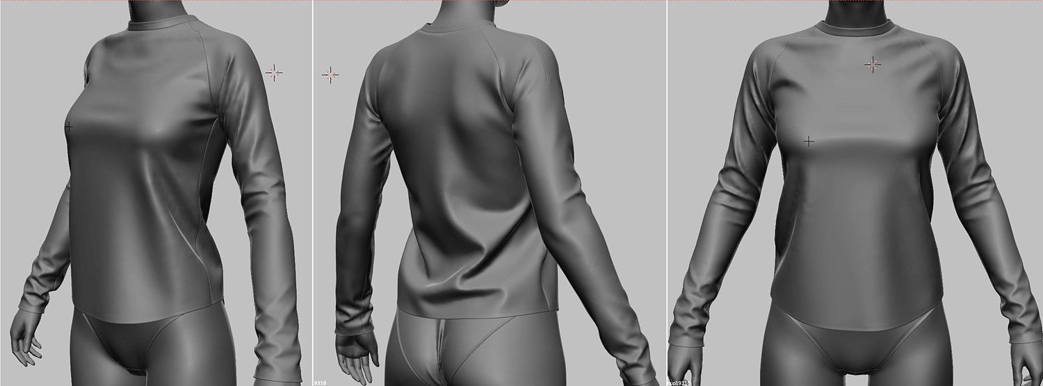Casual Clothing Batch 2 3D model_2