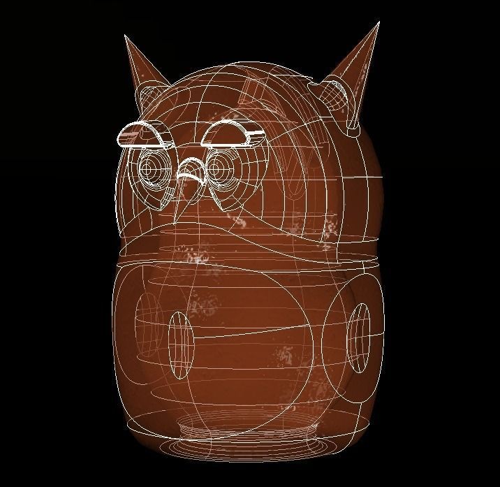 Owly Bank 3D model_4