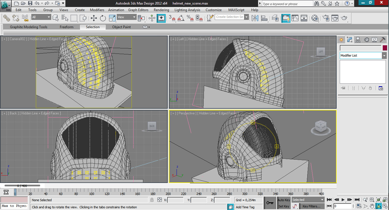 Daft Punk helmet Free 3D model_3