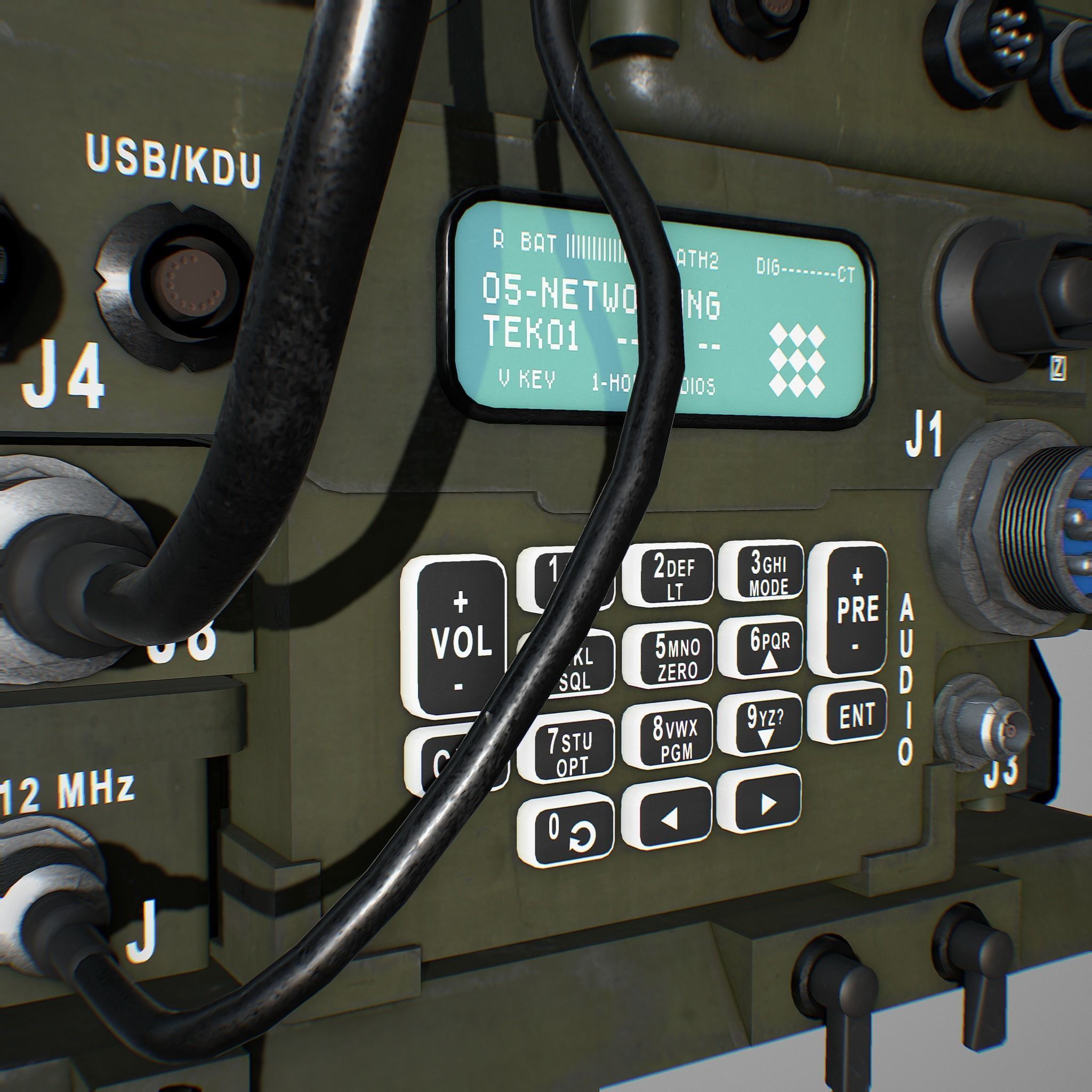 Army Radio Transceiver 3D model_17