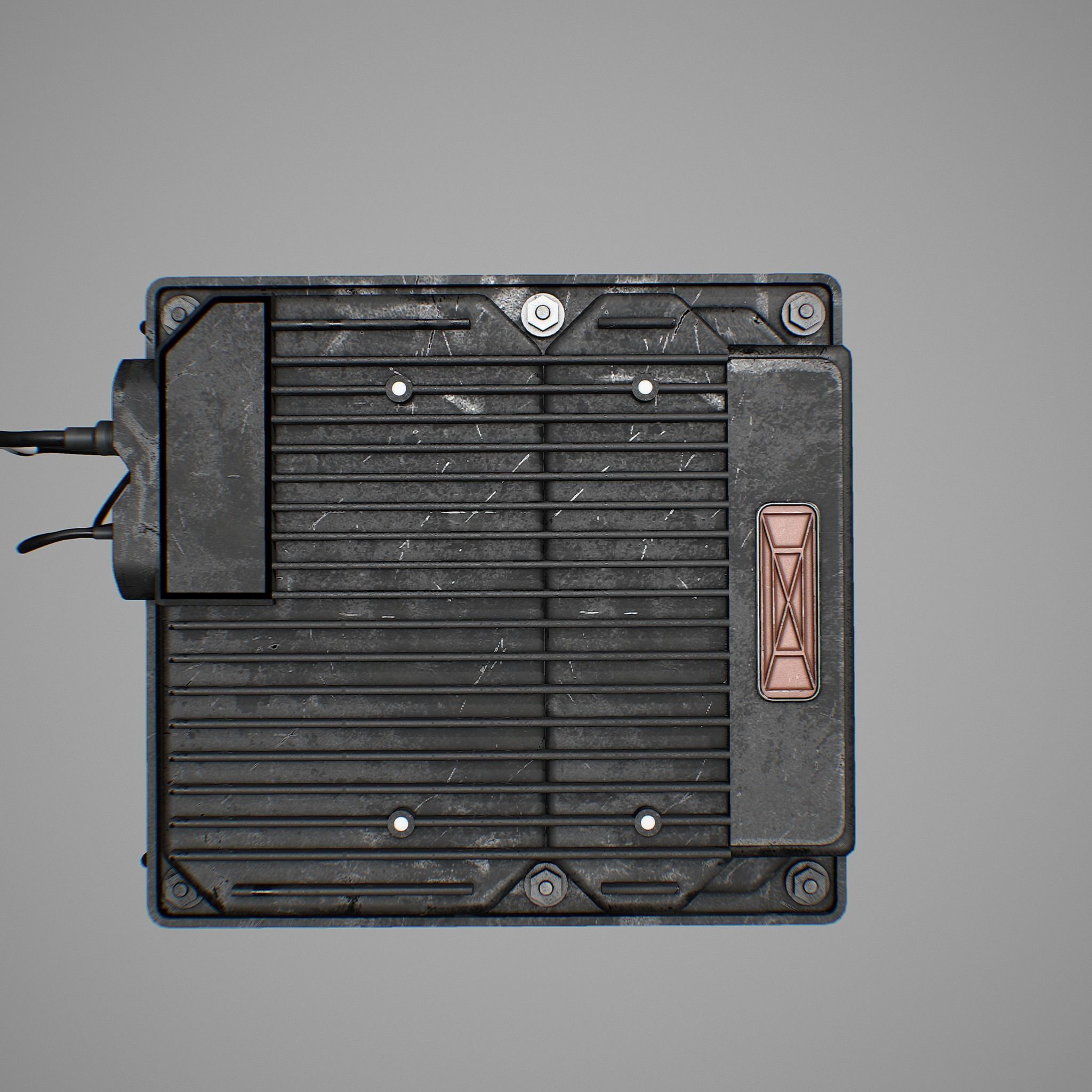 Army Radio Transceiver 3D model_15