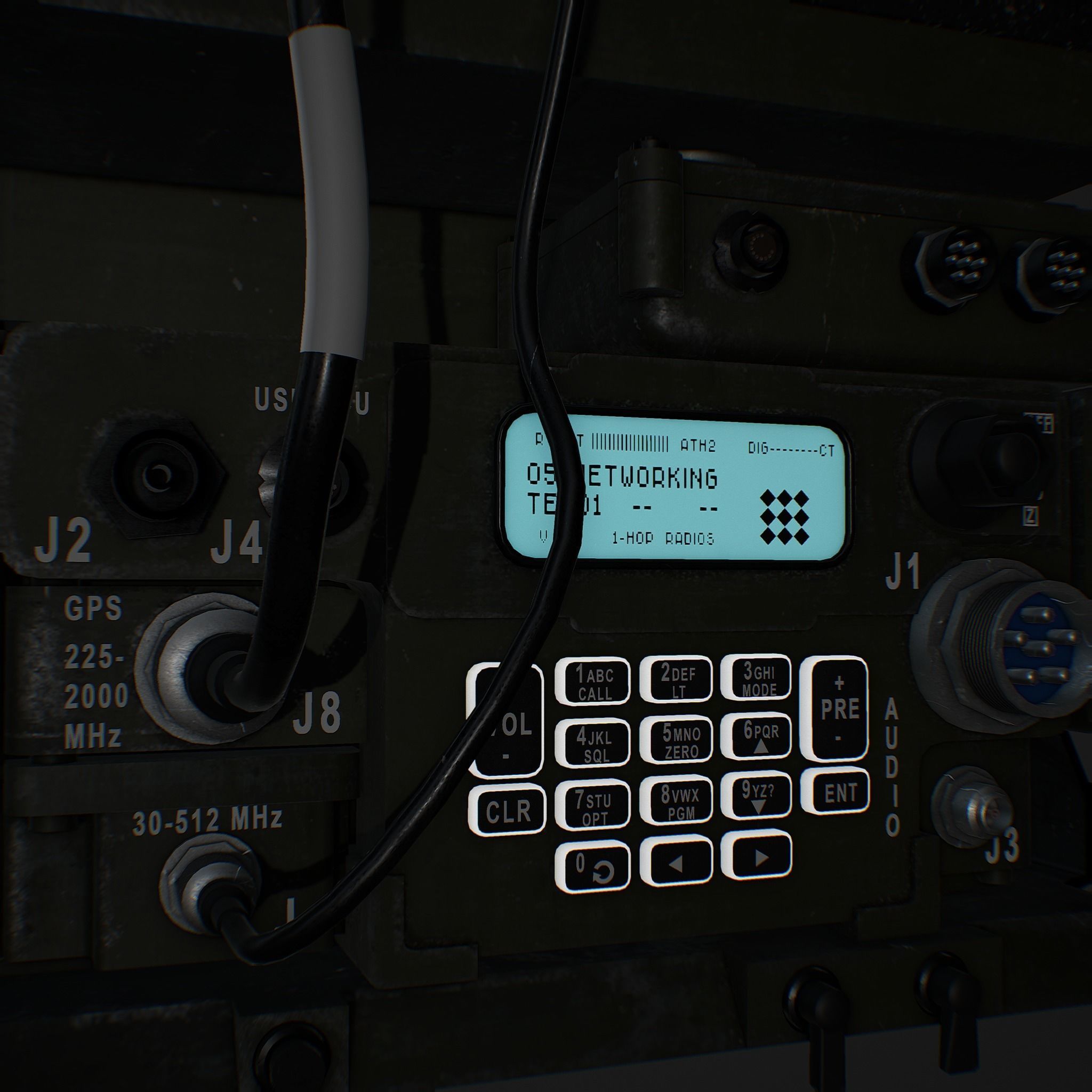 Army Radio Transceiver 3D model_16