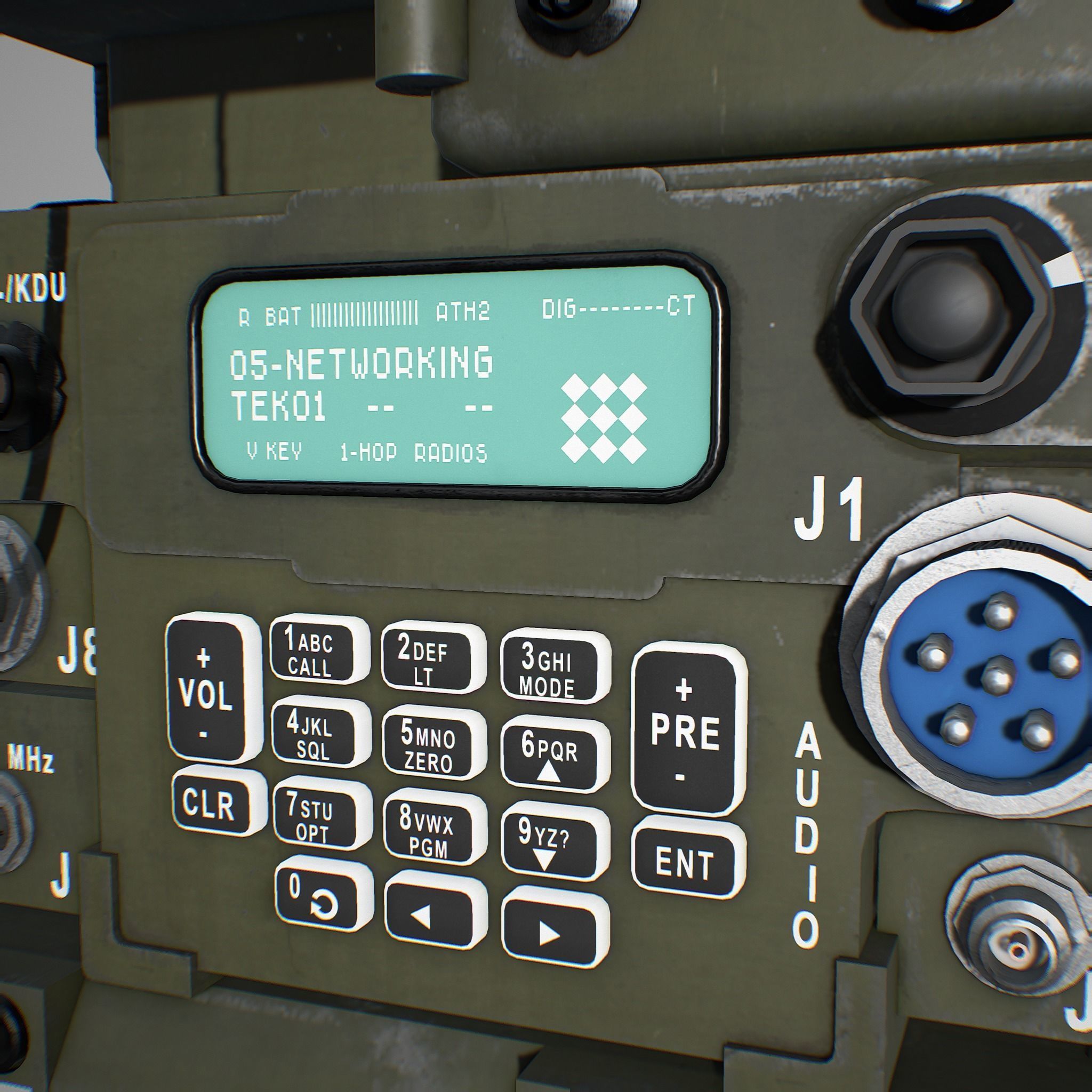 Army Radio Transceiver 3D model_12