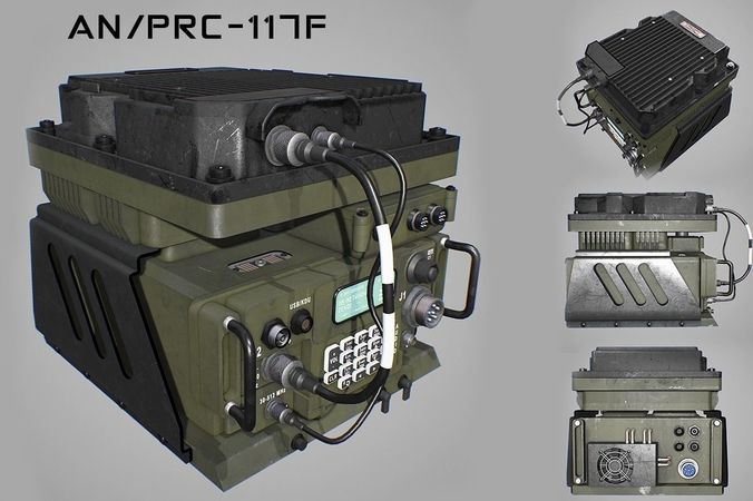Army Radio Transceiver 3D model