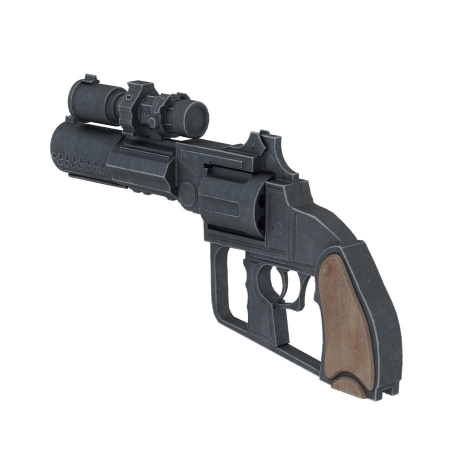 Gun 101 3D model_3