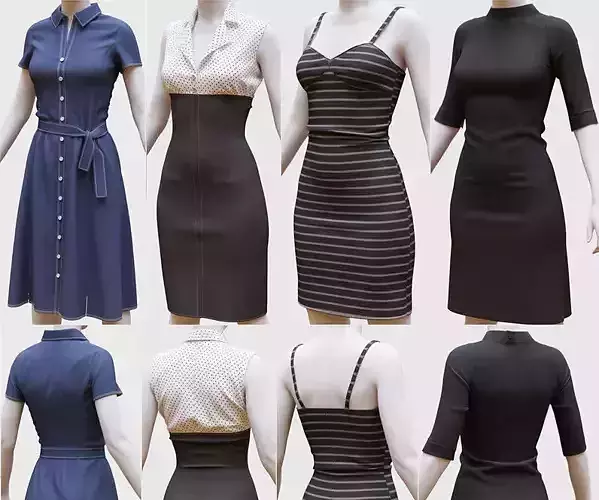 Dresses 3D model