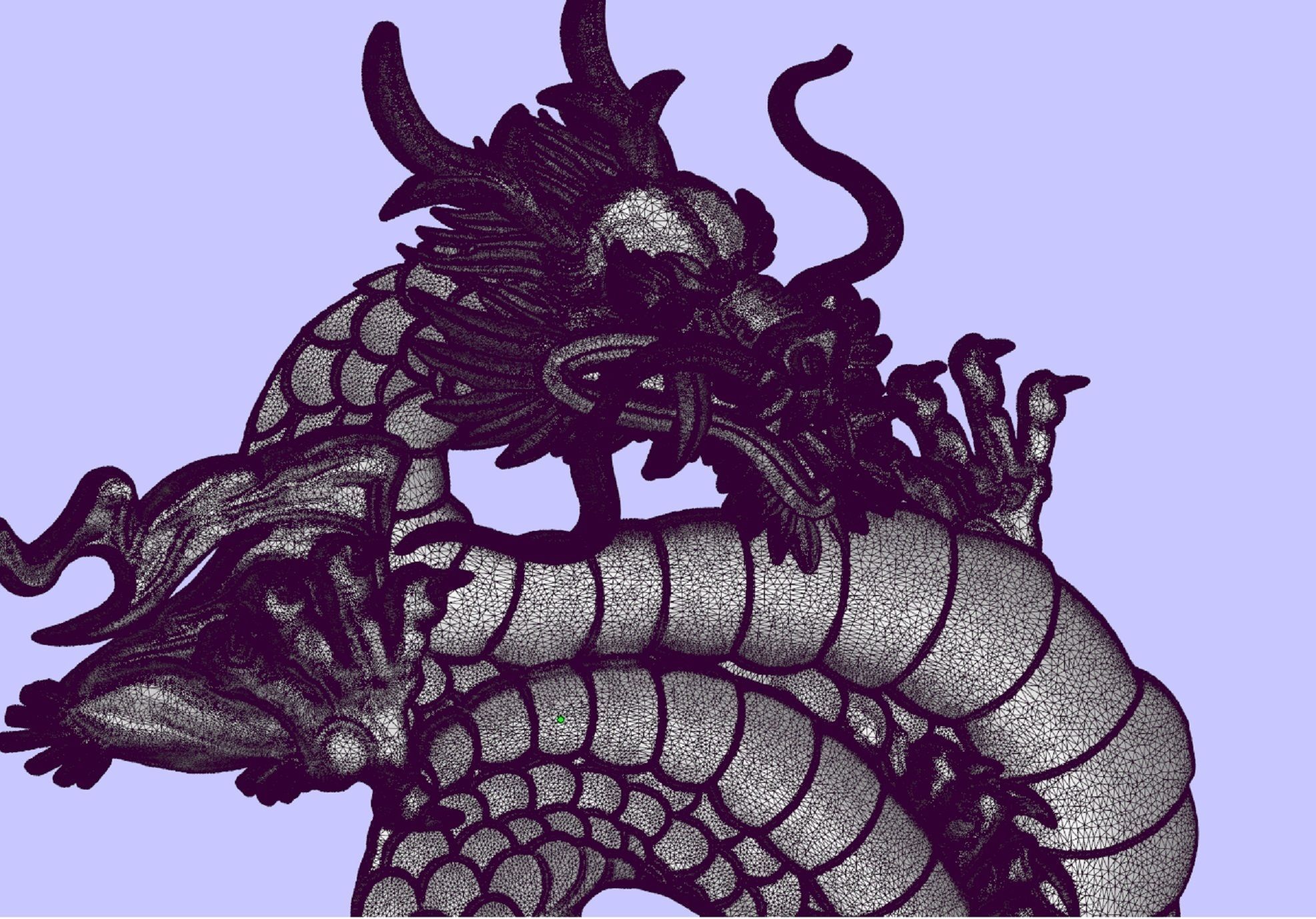 dragon gold 3D print model_3