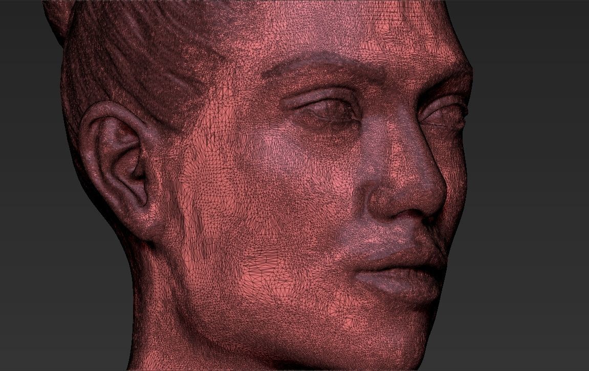 Jennifer Lopez bust 3D printing ready stl obj formats 3D print model_26