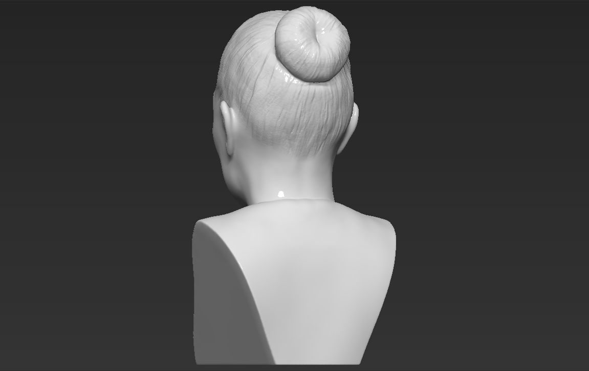 Jennifer Lopez bust 3D printing ready stl obj formats 3D print model_5