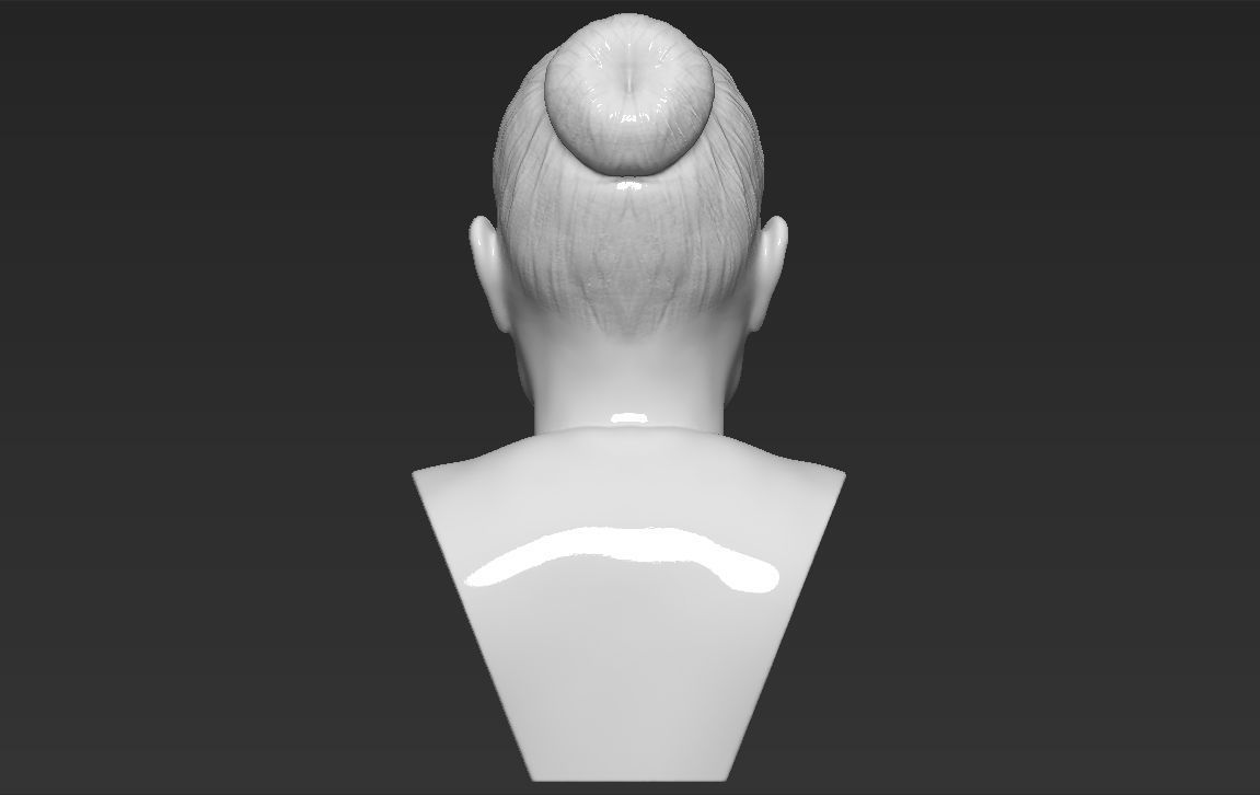 Jennifer Lopez bust 3D printing ready stl obj formats 3D print model_4