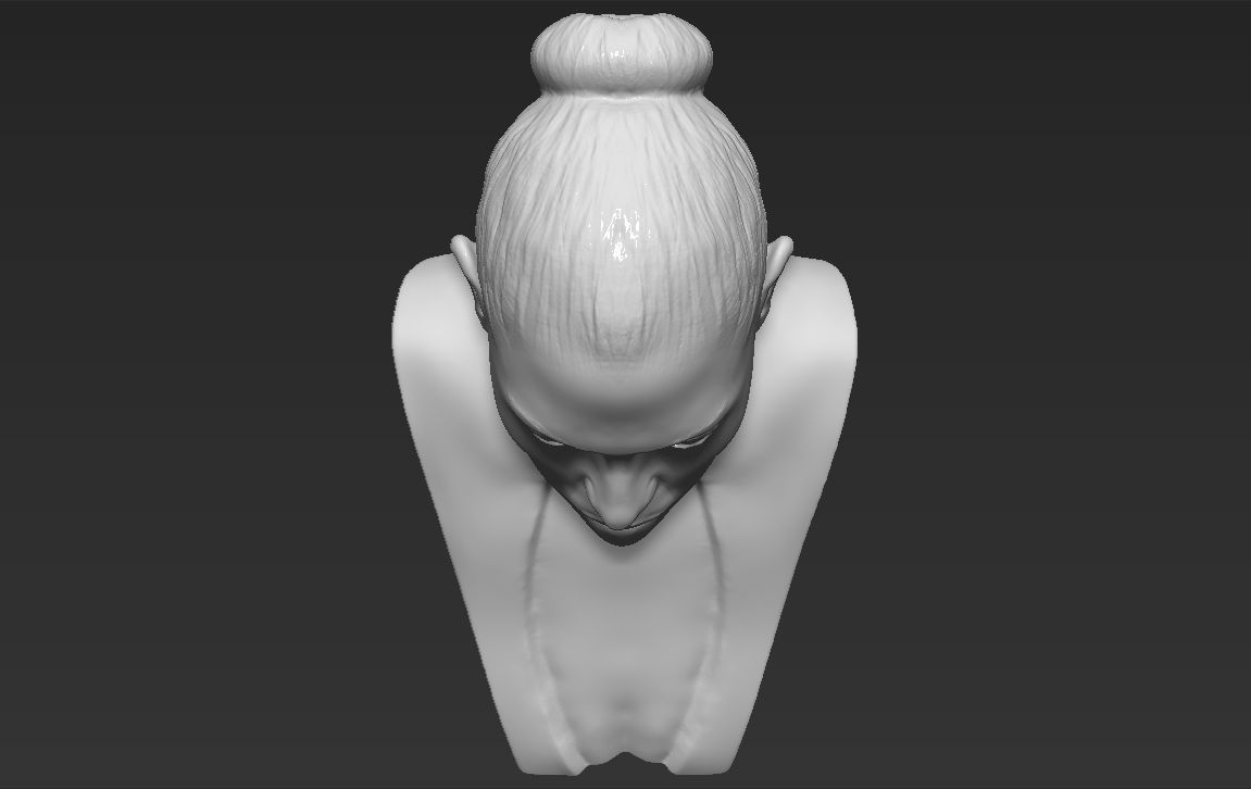 Jennifer Lopez bust 3D printing ready stl obj formats 3D print model_15