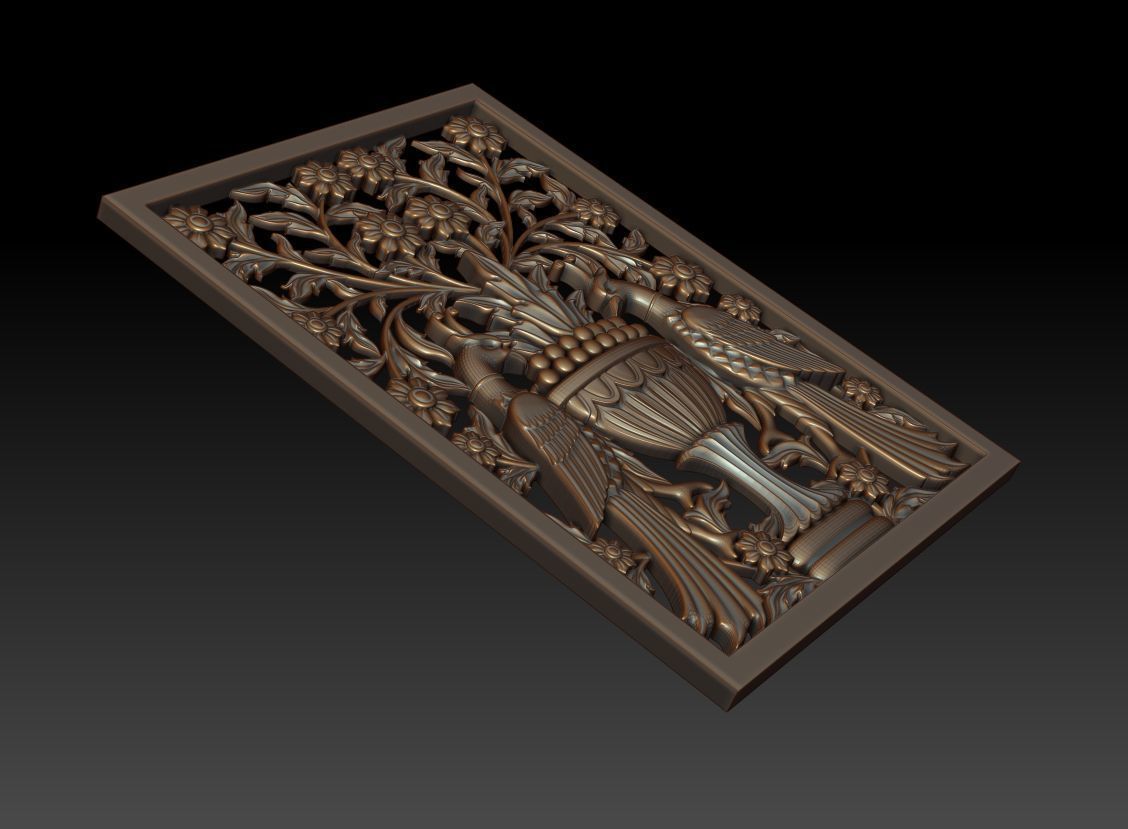 Decorative panel 3D model_9
