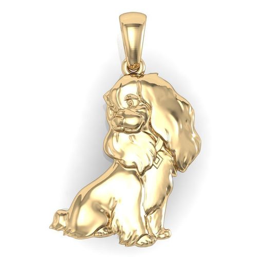 pendant little doggy 3D print model