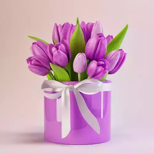 Tulips in vase