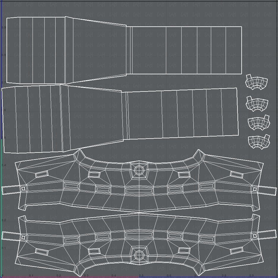 Bridge V02 Low-poly 3D model_41