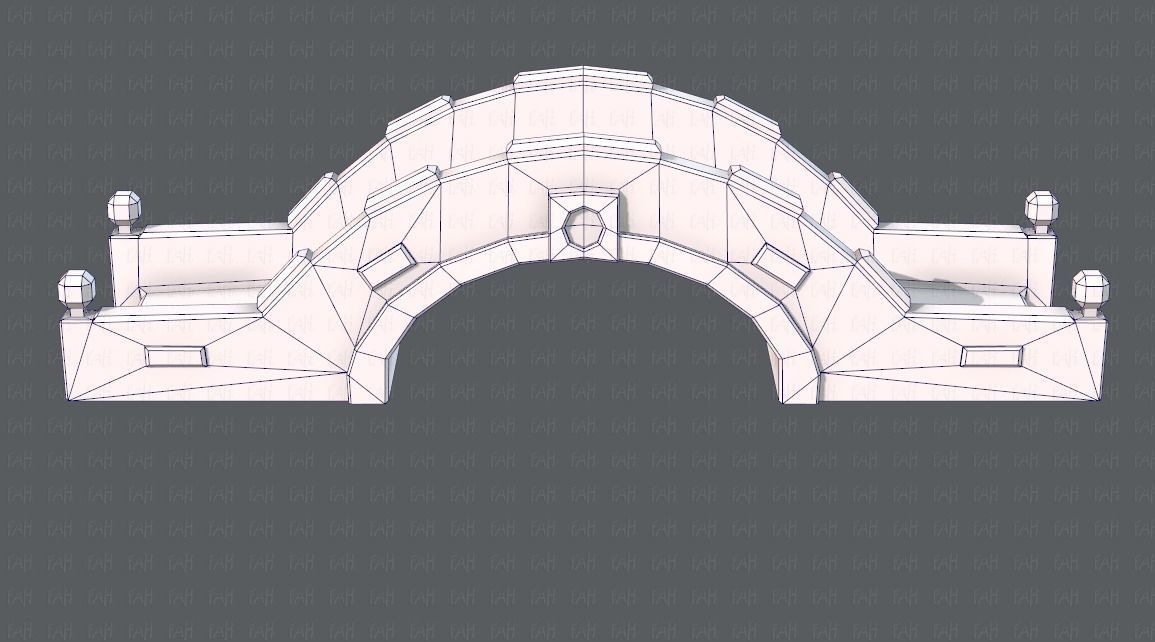 Bridge V02 Low-poly 3D model_31
