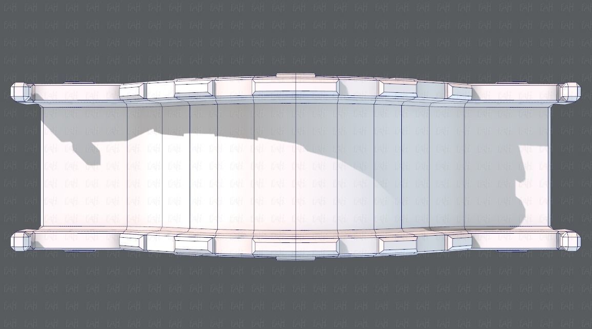 Bridge V02 Low-poly 3D model_36