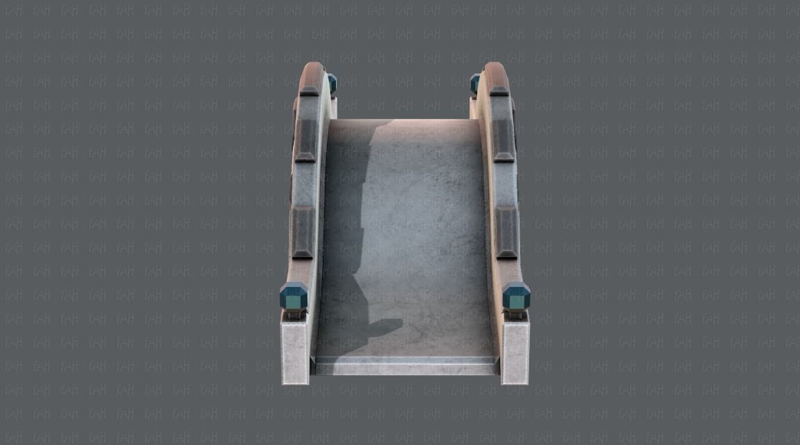 Bridge V02 Low-poly 3D model_21