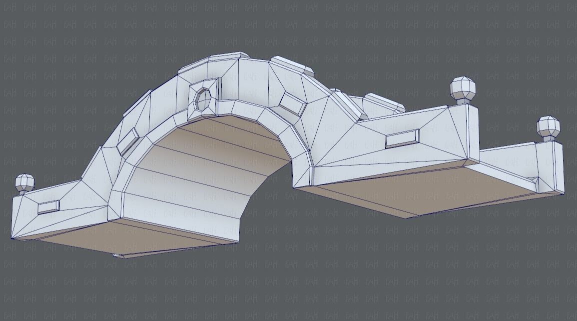 Bridge V02 Low-poly 3D model_40