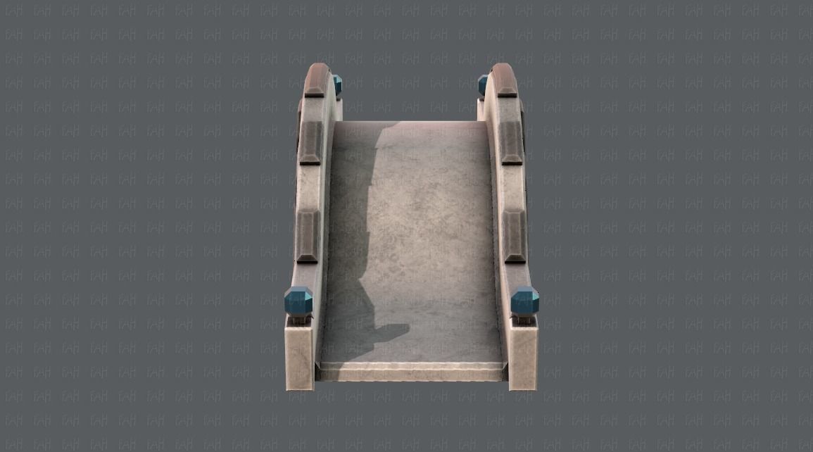 Bridge V02 Low-poly 3D model_17