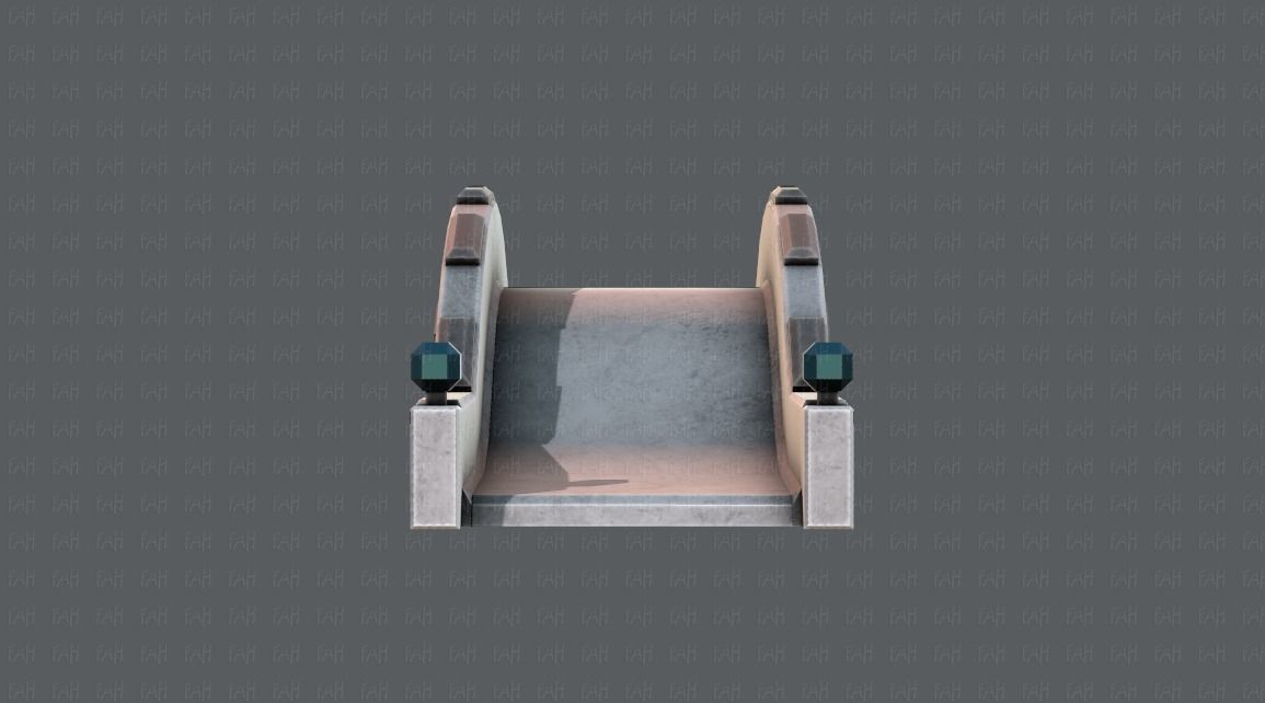 Bridge V02 Low-poly 3D model_5