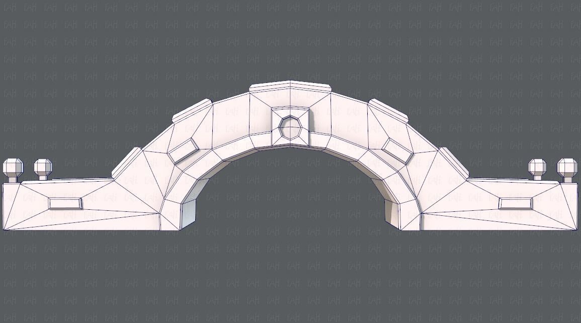 Bridge V02 Low-poly 3D model_15
