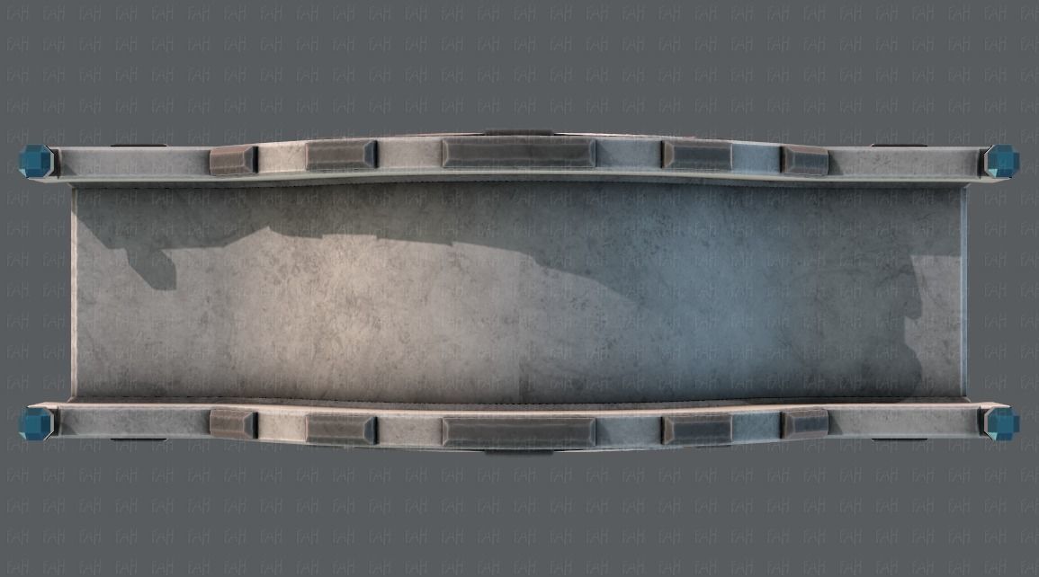 Bridge V02 Low-poly 3D model_35