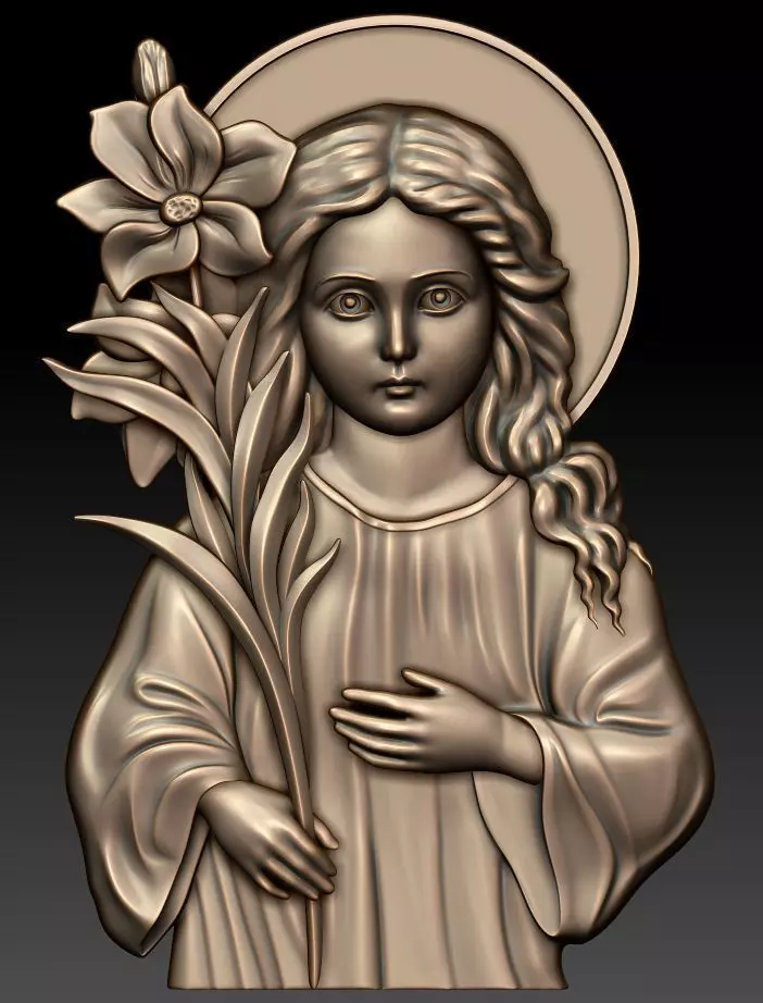 The Three-year-old Virgin Mary Free 3D model