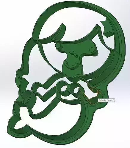 Mermaid cookie cutter