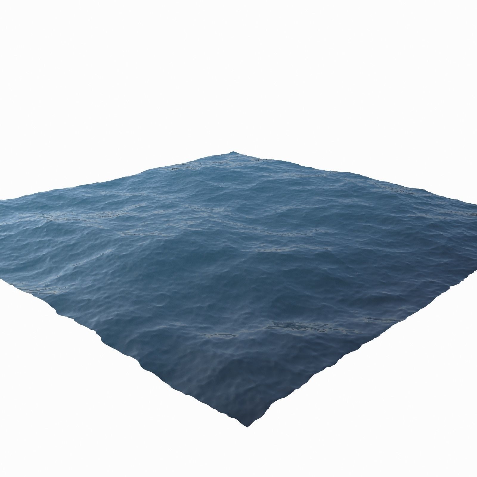 Ocean square of water 3D model_3