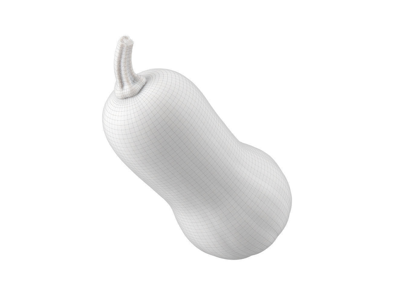 Photorealistic Butternut Squash 3D Scan 3D model_7