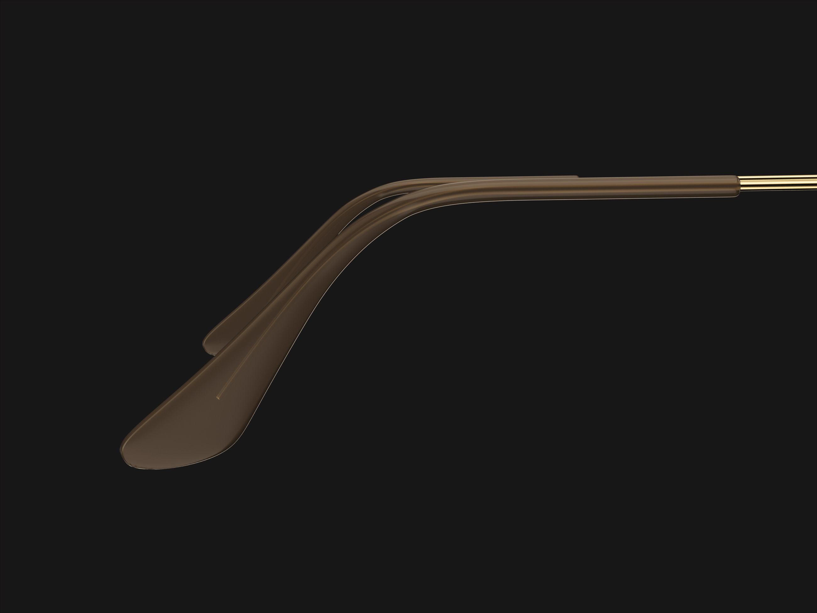 Ray-Ban Aviator sunglasses 3D model 3D model_7