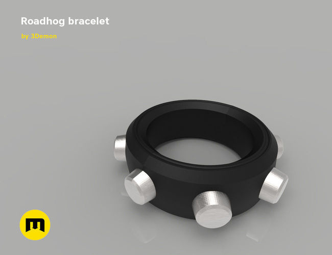 Roadhog bracelet - 3D print model 3D print model