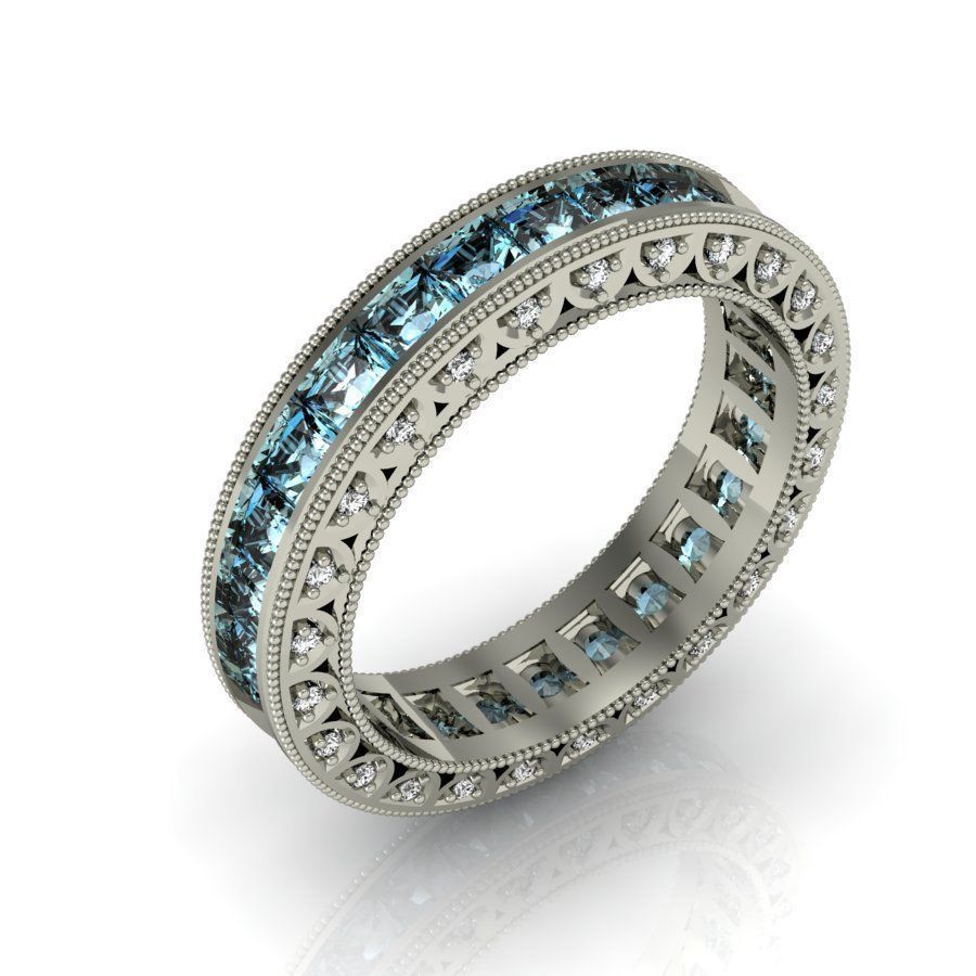 fashion ring 3D print model_1