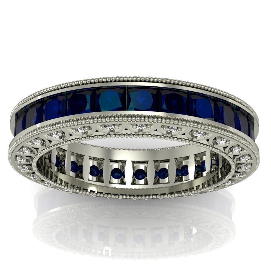 fashion ring 3D print model_3