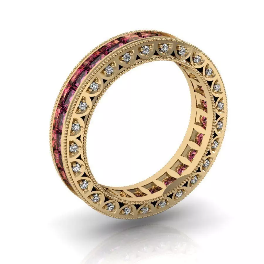 fashion ring 3D print model_0