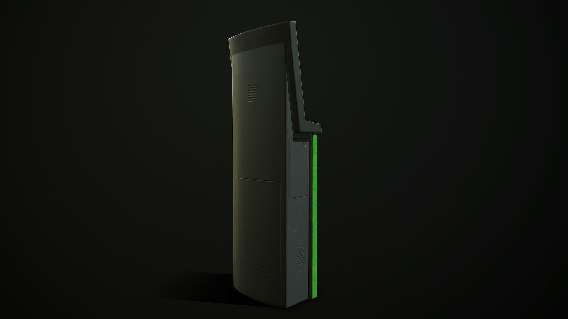 Cash Terminal 01 Low-poly 3D model_8