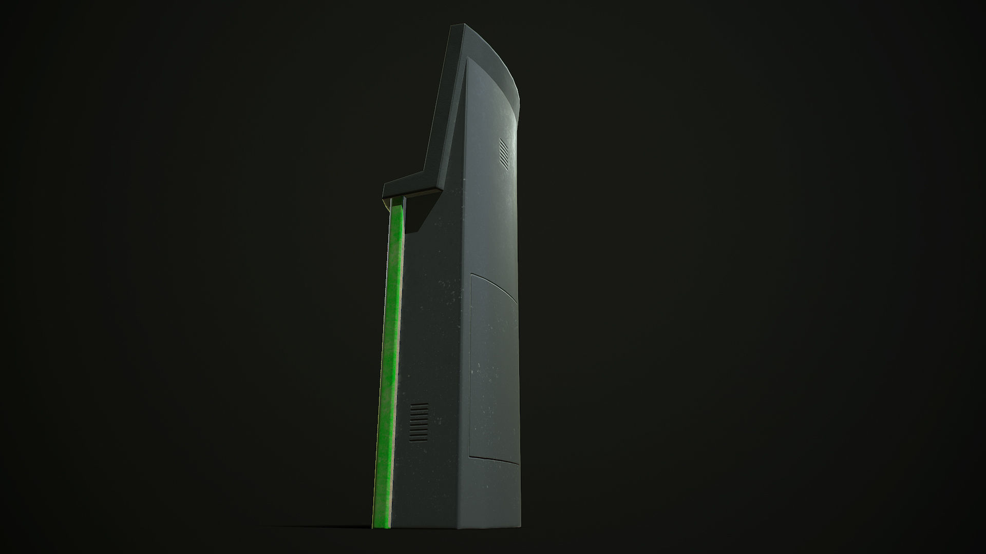 Cash Terminal 01 Low-poly 3D model_3