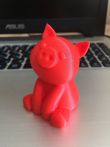 Pig figure 3D print model