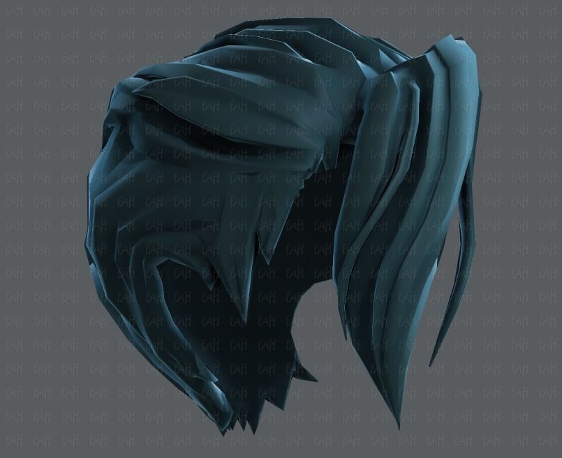 3D Hair style for boy V36 Low-poly 3D model_43