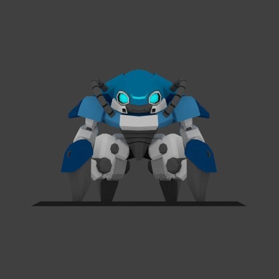 Super Mecha 16 - Chrast of Code Name CR413 - 3D Print Ready 3D print model_2