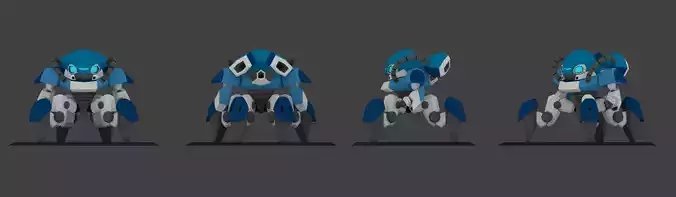 Super Mecha 16 - Chrast of Code Name CR413 - 3D Print Ready