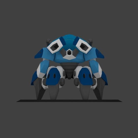 Super Mecha 16 - Chrast of Code Name CR413 - 3D Print Ready 3D print model_3