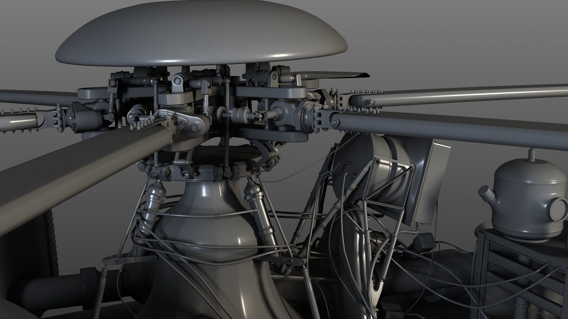 Pick up Helicopter  3D model_1