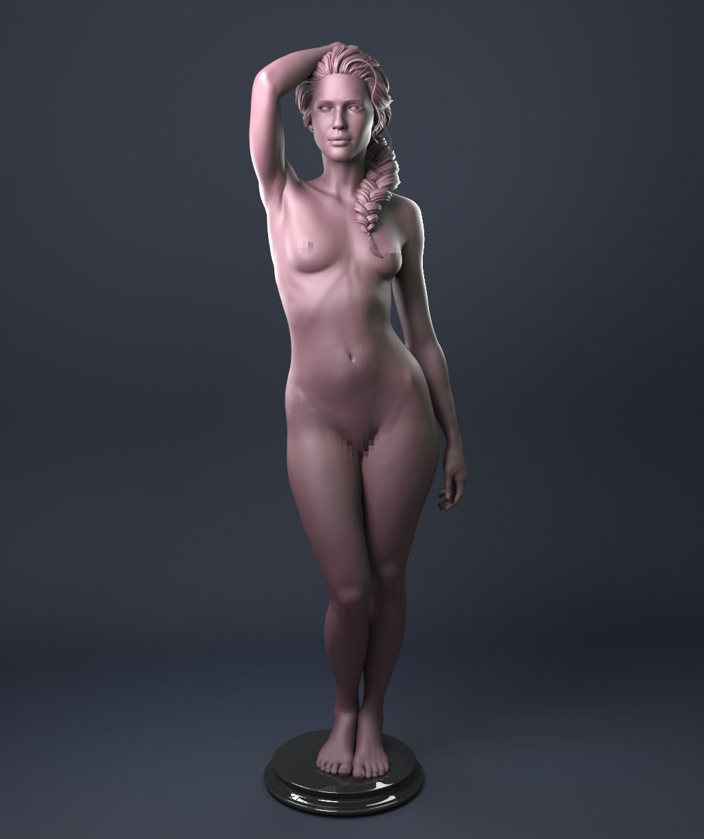 Beautiful Woman 3D print model_1