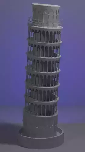 Pisa Tower 3D model