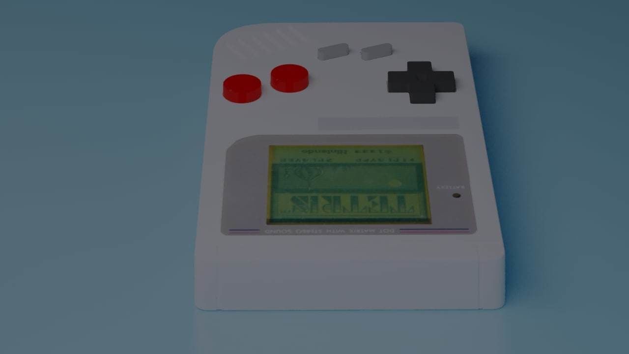 Tetris nintendo gameboy 3D model_3