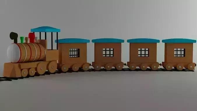 Train wooden